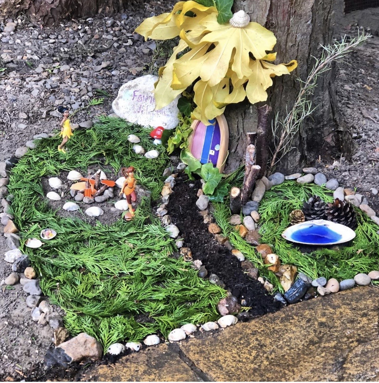 Make a fairy garden with your kids